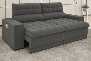 Sofá Retrátil e Reclinável Omega 230m Velosuede