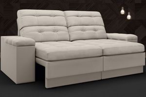Sofá Retrátil e Reclinável Brunello 170cm Velosuede
