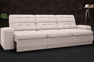Sofá Retrátil e Reclinável Brunello 230cm Velosuede