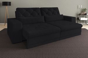 Sofá Retrátil e Reclinável Royale 250cm Velosuede