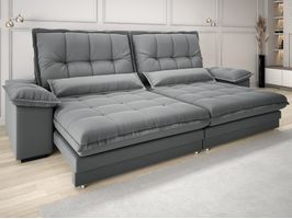 Sofá Retrátil e Reclinável Bergamo 230cm Velosuede