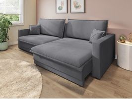 Sofá Tango 260cm sem caixa, Retrátil e Reclinável Linho Soft