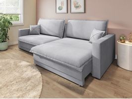 Sofá Tango 200cm sem caixa, Retrátil e Reclinável Linho Soft