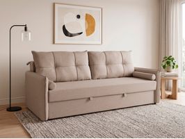 Sofá Cama Living Baú 2,20m Aurora Linho Soft